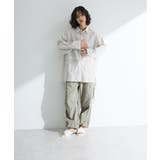 ラメストライプタックシャツチュニック | Green Parks | 詳細画像2