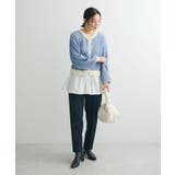 配色リブドッキングチュニック | Green Parks | 詳細画像2