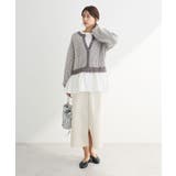 配色リブドッキングチュニック | Green Parks | 詳細画像16