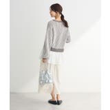 配色リブドッキングチュニック | Green Parks | 詳細画像18