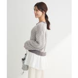 配色リブドッキングチュニック | Green Parks | 詳細画像20