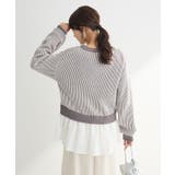 配色リブドッキングチュニック | Green Parks | 詳細画像21