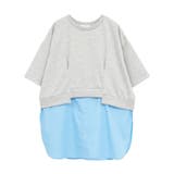 裾タックミニ裏毛シャツドッキングチュニック | Green Parks | 詳細画像32