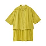 インド綿 SET2点 ギャザーシャツ+布帛インナー | Green Parks | 詳細画像44