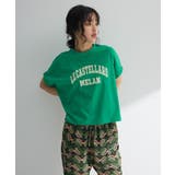 袖折り返しカレッジTシャツ | Green Parks | 詳細画像6