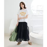 袖折り返しカレッジTシャツ | Green Parks | 詳細画像9