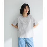 箔プリントフェミニンロゴTシャツ | Green Parks | 詳細画像4