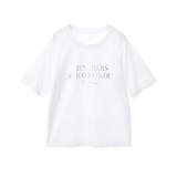 箔プリントフェミニンロゴTシャツ | Green Parks | 詳細画像33