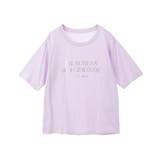 箔プリントフェミニンロゴTシャツ | Green Parks | 詳細画像23
