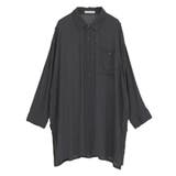 ターンバック長袖レーヨンチュニック | Green Parks | 詳細画像37