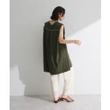 配色ステッチノースリーブチュニック | Green Parks | 詳細画像13