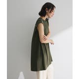 配色ステッチノースリーブチュニック | Green Parks | 詳細画像15