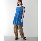 配色ステッチノースリーブチュニック | Green Parks | 詳細画像17