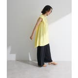 配色ステッチノースリーブチュニック | Green Parks | 詳細画像3