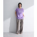 フレンチスリーブ筆記体ロゴチュニック | Green Parks | 詳細画像2