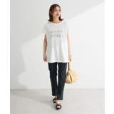 フレンチスリーブ筆記体ロゴチュニック | Green Parks | 詳細画像10