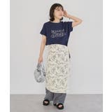 フレンチスリーブ筆記体ロゴチュニック | Green Parks | 詳細画像23