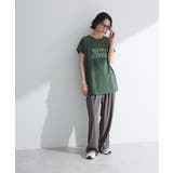 フレンチスリーブ筆記体ロゴチュニック | Green Parks | 詳細画像7