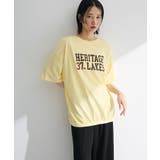 カレッジロゴ刺繍5分袖チュニック | Green Parks | 詳細画像5