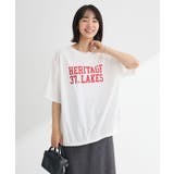 カレッジロゴ刺繍5分袖チュニック | Green Parks | 詳細画像15