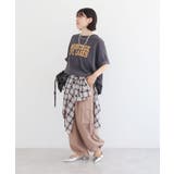 カレッジロゴ刺繍5分袖チュニック | Green Parks | 詳細画像19