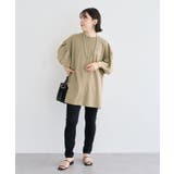 袖サテンドッキングチュニック | Green Parks | 詳細画像15