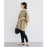 袖サテンドッキングチュニック | Green Parks | 詳細画像16