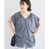 ドロストネックフレンチスリーブブラウス | Green Parks  | 詳細画像33 