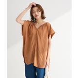 ドロストネックフレンチスリーブブラウス | Green Parks  | 詳細画像5 