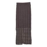 透かし柄ニットレースIラインスカート | Green Parks  | 詳細画像12 