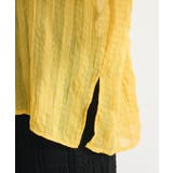 シアーワッシャーロングスリーブシャツ | Green Parks  | 詳細画像11 