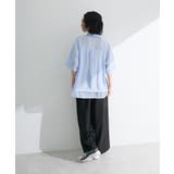 裾レイヤードショートスリーブシャツⅡ | Green Parks  | 詳細画像14 