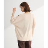 刺繍コードVネックカーディガン | Green Parks  | 詳細画像7 