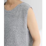 前後2way ミックスカラーノースリーブニット | Green Parks  | 詳細画像11 