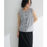 前後2way ミックスカラーノースリーブニット | Green Parks  | 詳細画像8 