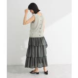 前後2way ミックスカラーノースリーブニット | Green Parks  | 詳細画像15 