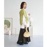 シアーニットVネックカーディガン | Green Parks  | 詳細画像10 