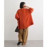 シアーニットVネックカーディガン | Green Parks  | 詳細画像37 