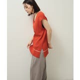 裾ラインケーブルニットベスト | Green Parks  | 詳細画像12 