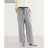 グレンチェック | ウエストレイヤードワイドパンツ | Green Parks 