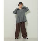 金釦ペプラムニットカーディガン | Green Parks | 詳細画像12