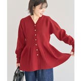 金釦ペプラムニットカーディガン | Green Parks | 詳細画像23