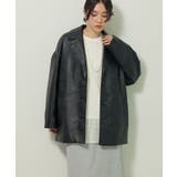 フェイクレザージャケット | Green Parks | 詳細画像5