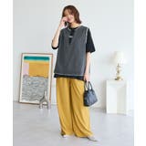 フリンジ付きデニムベスト | Green Parks | 詳細画像8