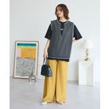 フリンジ付きデニムベスト | Green Parks | 詳細画像9