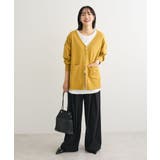 アンチピリングゆるzipカーディガン | Green Parks | 詳細画像2