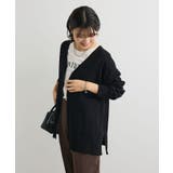 ブラック | アンチピリングゆるzipカーディガン | Green Parks