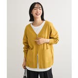 ライムグリーン | アンチピリングゆるzipカーディガン | Green Parks