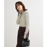 袖口金釦リブニットプルオーバー | Green Parks  | 詳細画像6 