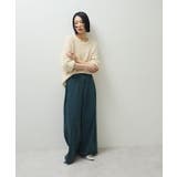 シャギークルーネックニットプルオーバー | Green Parks | 詳細画像13